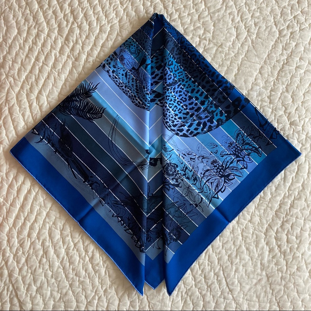 NWT Hermes Jungle Love Rainbow Silk Scarf - Picture 11 of 16